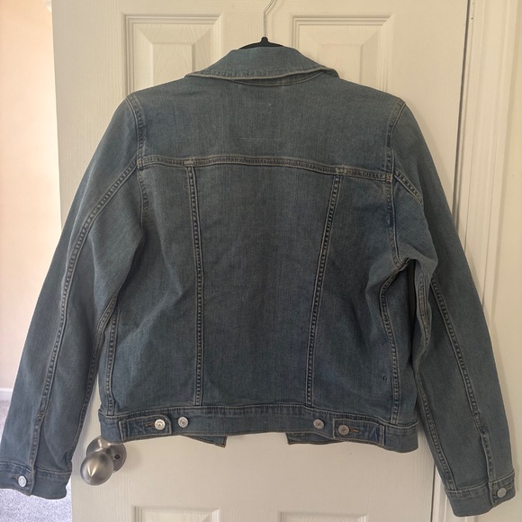 Levi’s Original Trucker Jacket Washed Look Stretch M Women’s - Picture 2 of 8